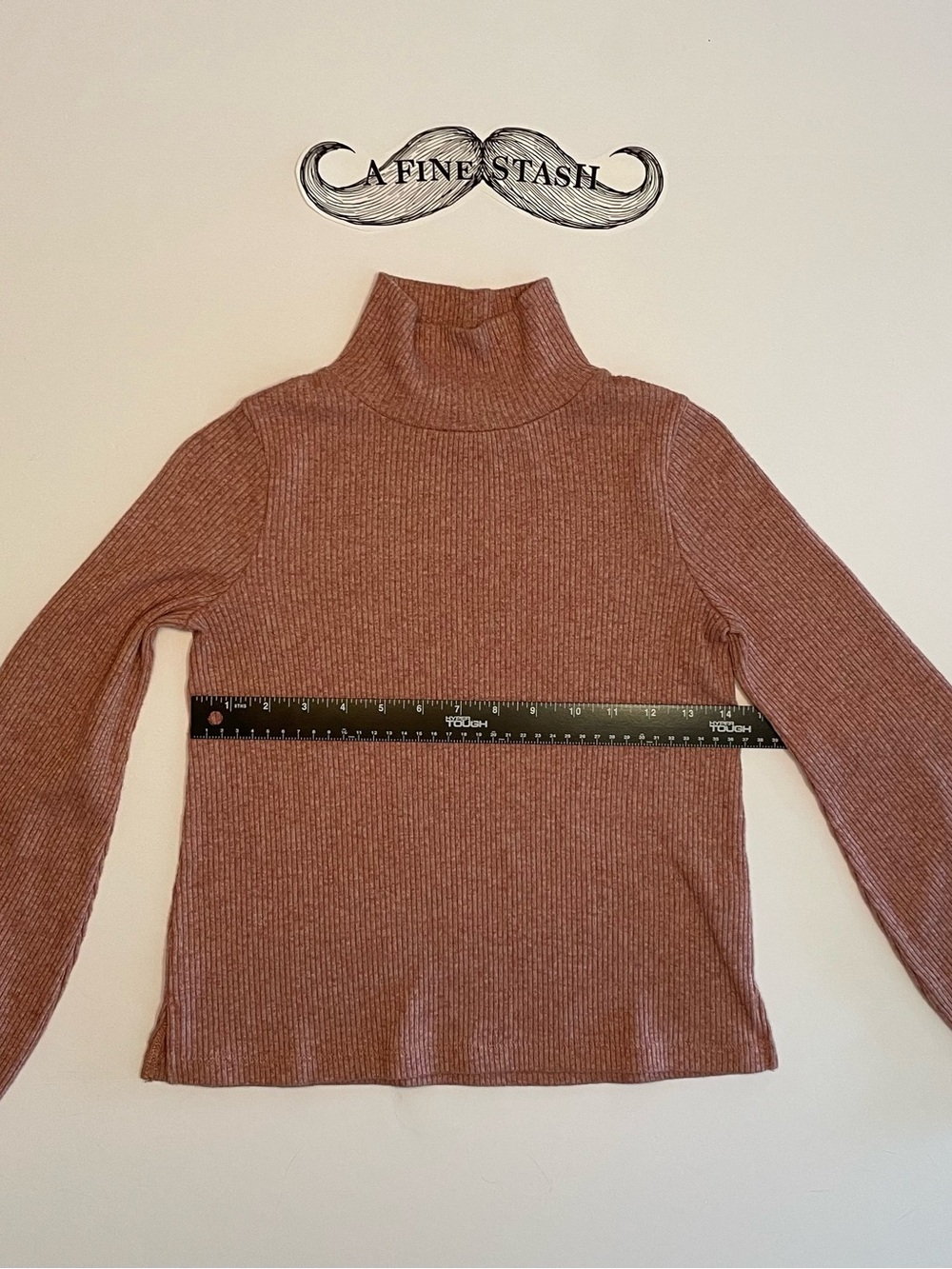 Madewell Rose Ribbed Turtleneck Sweater
